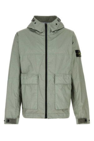 Sage green nylon jacket STONE ISLAND (L1S154100004S0A21)