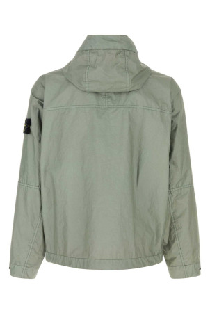 Sage green nylon jacket STONE ISLAND (L1S154100004S0A21)