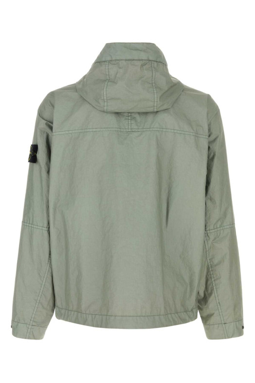 Sage green nylon jacket STONE ISLAND (L1S154100004S0A21)