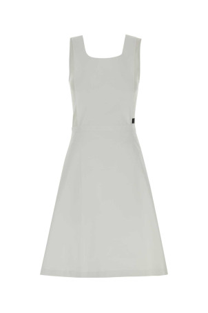 White poplin dress Black MIU MIU (MF6326SOOO19SE)