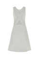 White poplin dress Black MIU MIU (MF6326SOOO19SE)