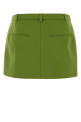 Green stretch jersey mini skirt MIU MIU (MG2573SOOO18FQ)