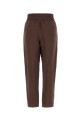 Chocolate viscose blend pant BRUNELLO CUCINELLI (MH126P7197)