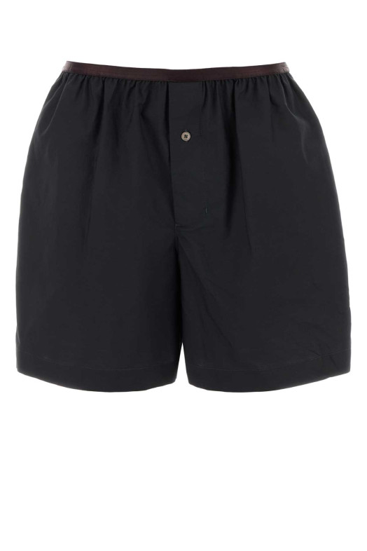 Black cotton blend shorts LEMAIRE (PA1270LF1500)