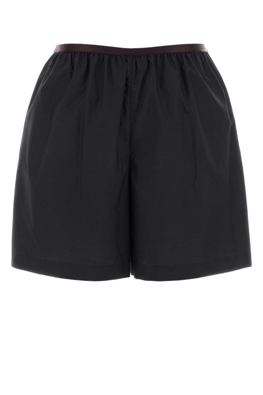 Black cotton blend shorts LEMAIRE (PA1270LF1500)