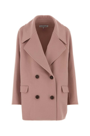 Pink wool coat Pink LOEWE (S359Y01XE8)