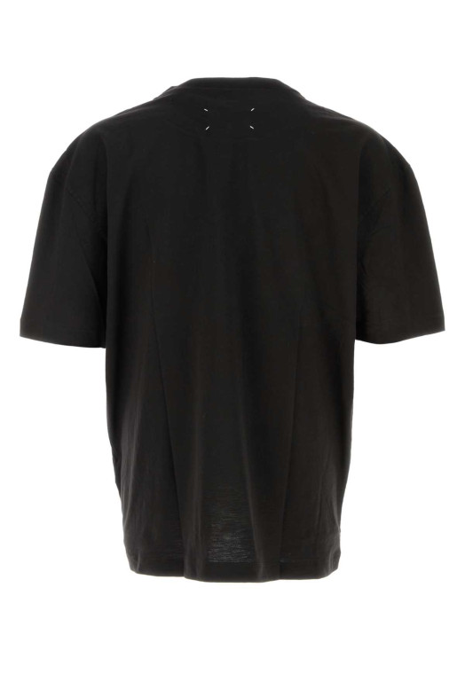 Black cotton oversize t-shirt MAISON MARGIELA (S50GC0730M20164)