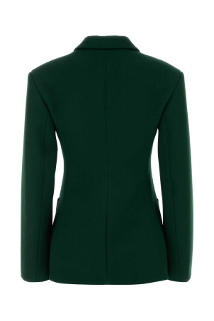 Dark green wool blend blazer Green LOEWE (S540Y03XBU)