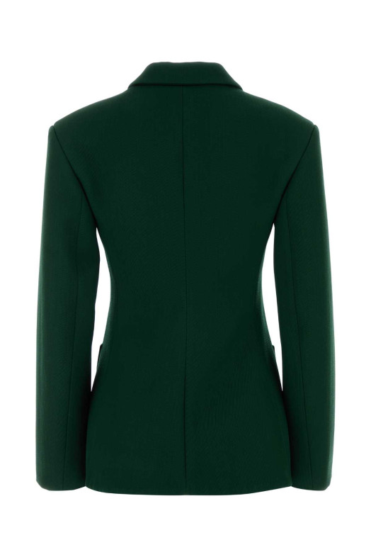 Dark green wool blend blazer Green LOEWE (S540Y03XBU)