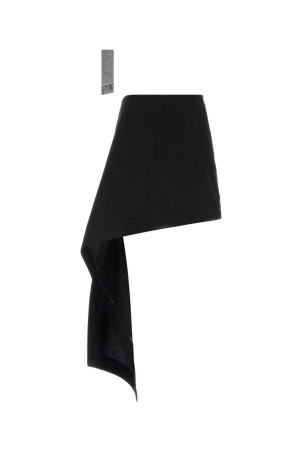 Black wool mini skirt Black LOEWE (S540Y08XCT)