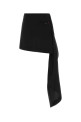 Black wool mini skirt Black LOEWE (S540Y08XCT)