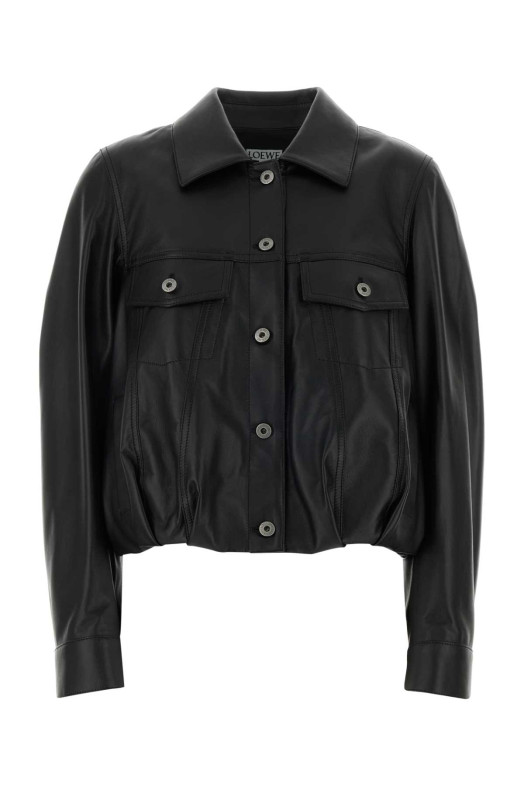 Black leather jacket Black LOEWE (S540Y34L96)