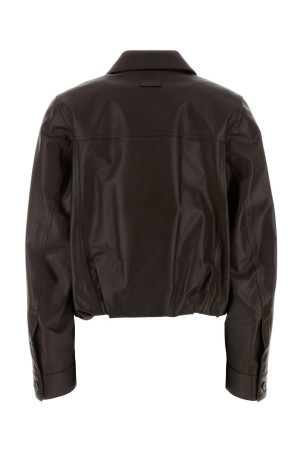 Chocolate leather jacket LOEWE (S540Y34L96)