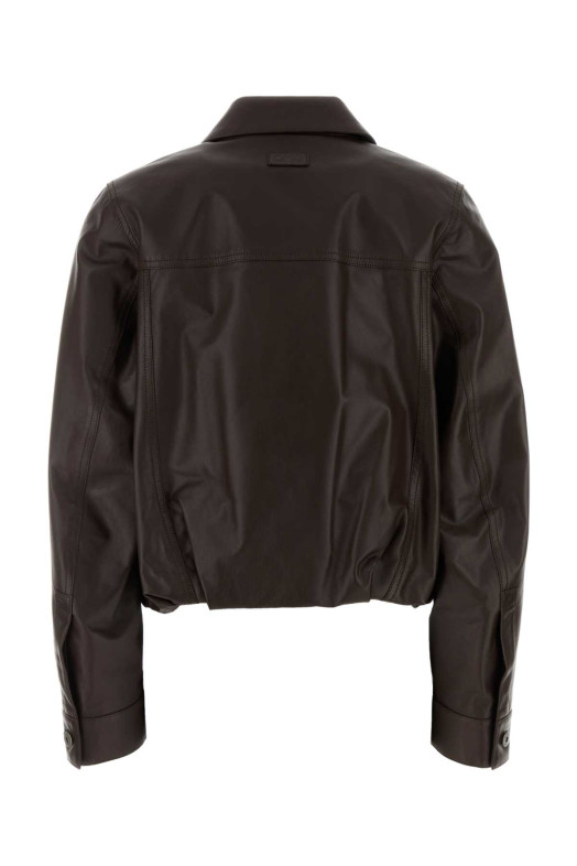 Chocolate leather jacket LOEWE (S540Y34L96)