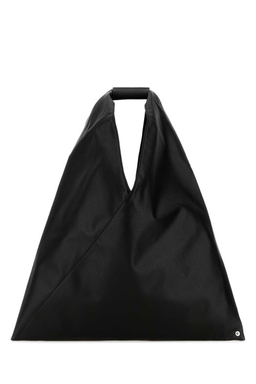 Black synthetic leather Japanese shoulder bag MM6 MAISON MARGIELA (S54WD0039P8396)