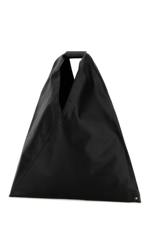 Black synthetic leather Japanese shoulder bag MM6 MAISON MARGIELA (S54WD0039P8396)