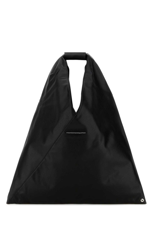 Black synthetic leather Japanese shoulder bag MM6 MAISON MARGIELA (S54WD0039P8396)