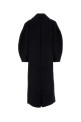 Midnight blue wool blend coat GANNI (W0802)