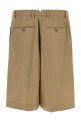 Fresh wool bermuda shorts Beige