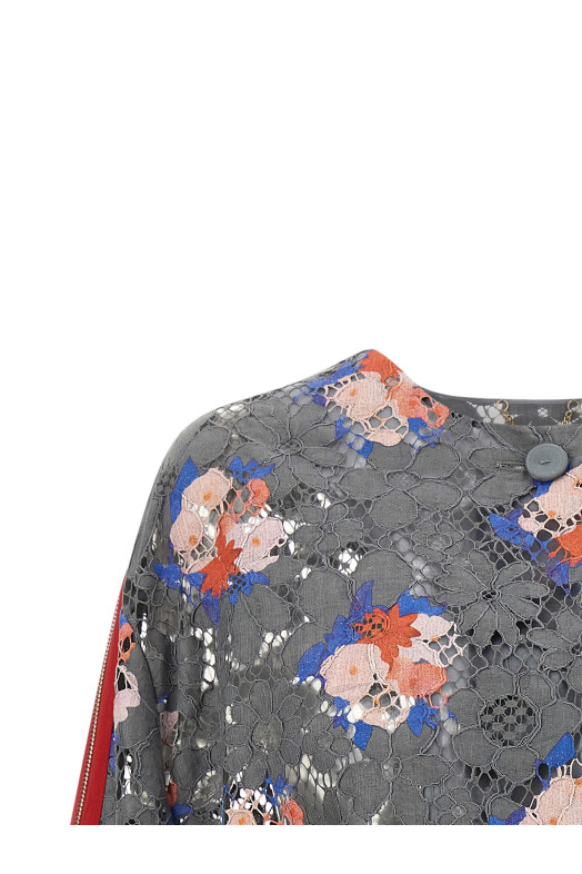 'Fendi Bouquet' lace blazer Gray