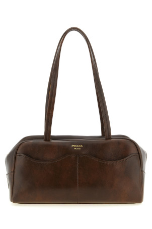 'Prada Carry' large top case Brown