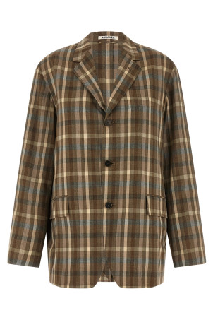 Super 130's wool blazer Brown