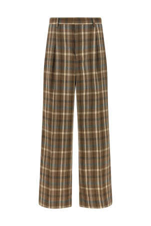 Super 130's wool pants Brown