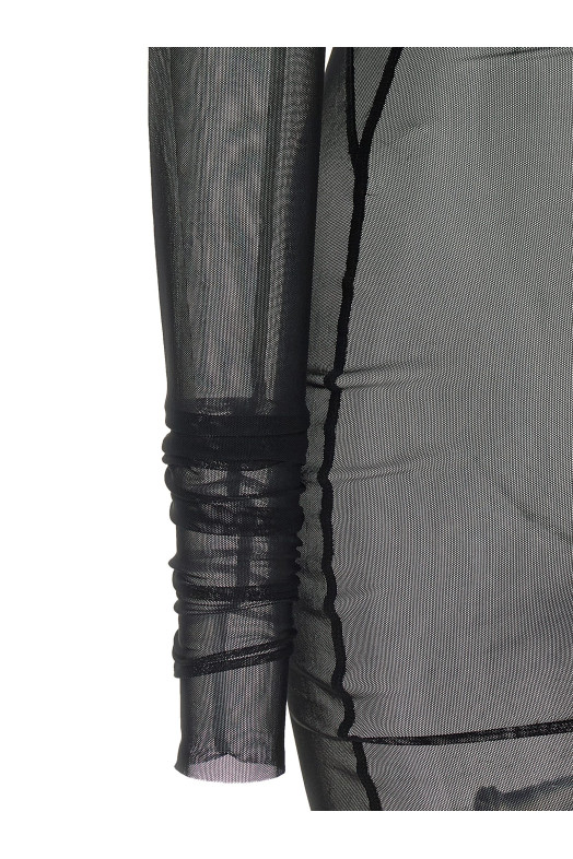 'Temple' dress Black