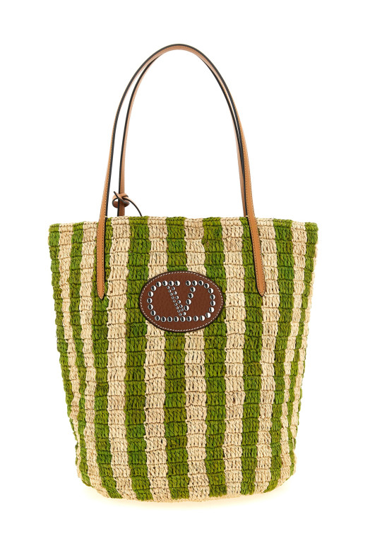 Покупки Valentino Garavani, рафія, зелений W2B0R37UHKC0H