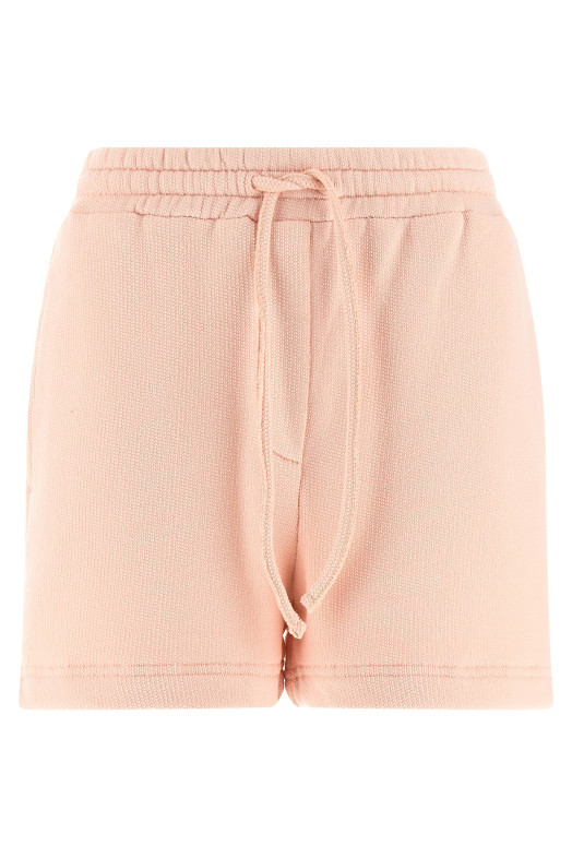 Шорти з нашивкою з логотипом, рожеві DOLCE & GABBANA FTC90ZGDDMIF0372