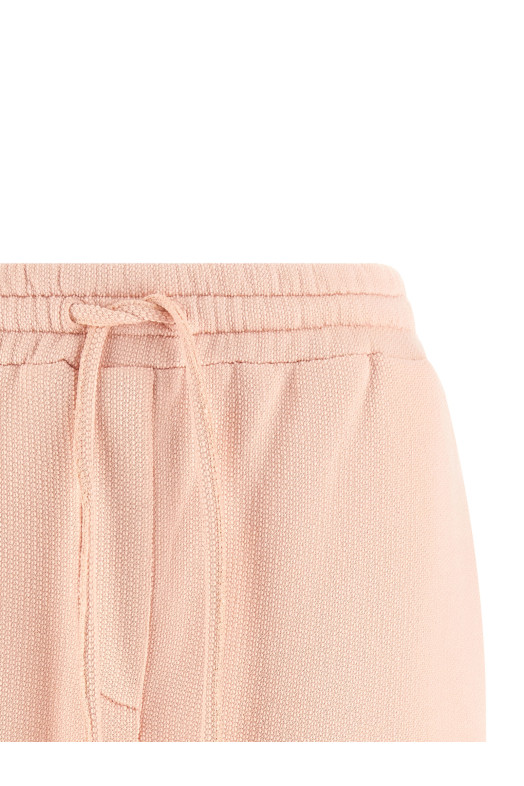 Шорти з нашивкою з логотипом, рожеві DOLCE & GABBANA FTC90ZGDDMIF0372