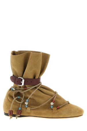 'Letiz' ankle boots Beige