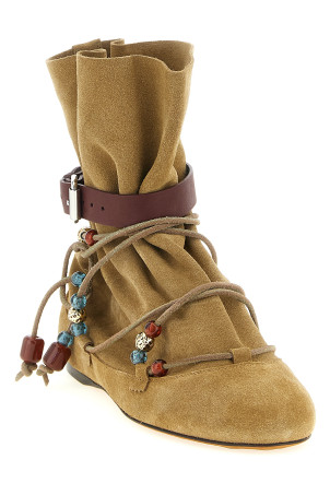 'Letiz' ankle boots Beige