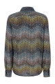 Lamé viscose shirt Multicolor