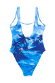 'Polo' one-piece swimsuit Blue