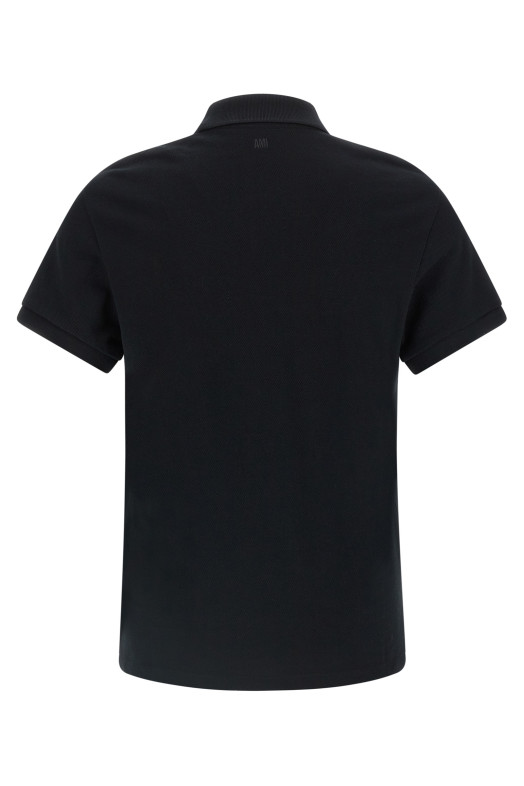 'Ami de Coeur' polo shirt Black