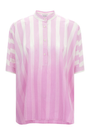 Рубашка в полоску с градиентным оттенком, розового цвета NUDE 1103E26384114