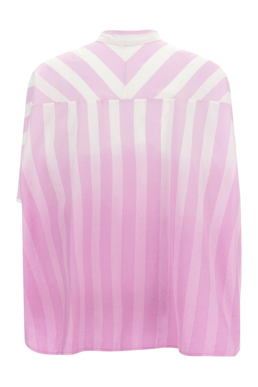 Рубашка в полоску с градиентным оттенком, розового цвета NUDE 1103E26384114