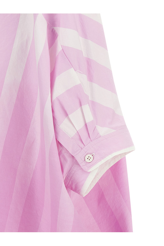 Рубашка в полоску с градиентным оттенком, розового цвета NUDE 1103E26384114