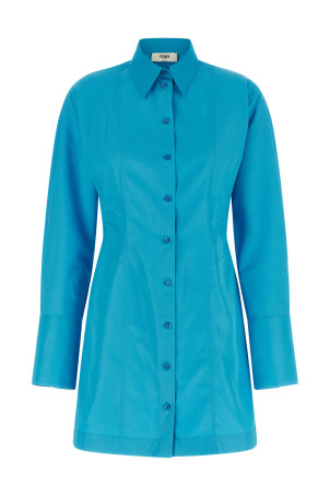 Viscose Techno dress BLUE