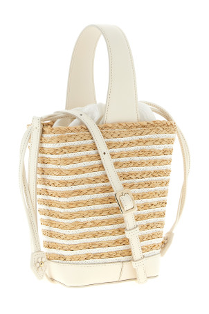 'Viv' Skate' mini bucket bag White