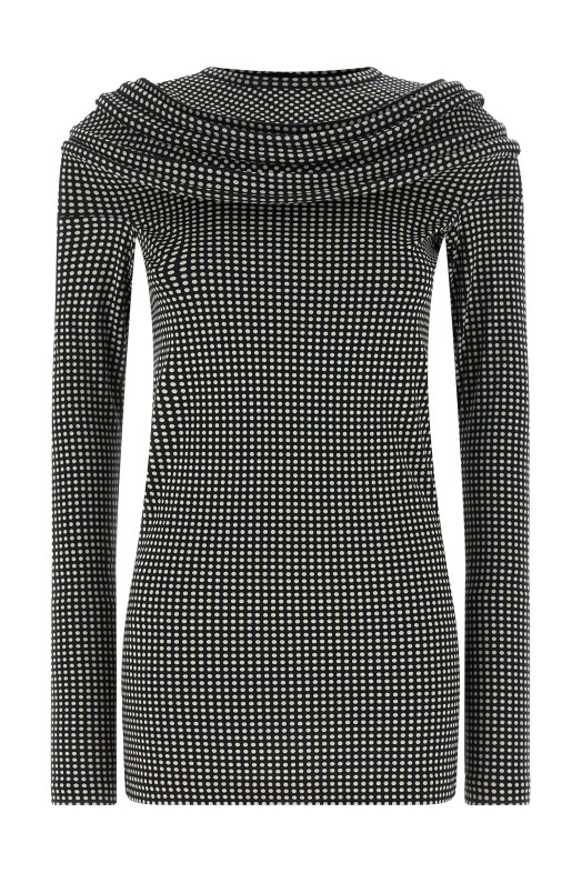 Sculptural dress Black-grey