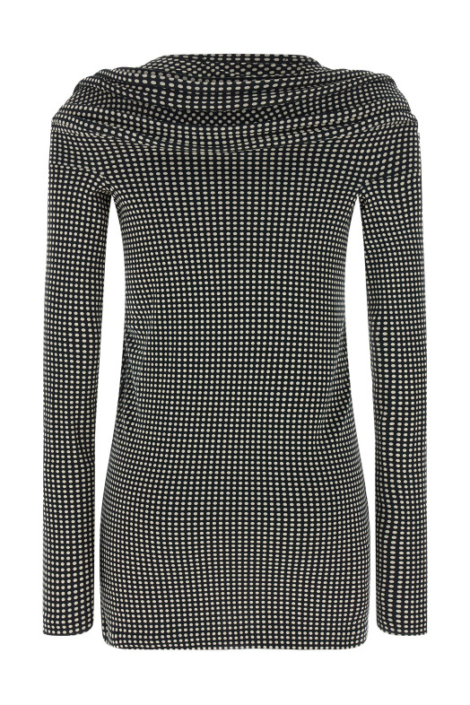 Sculptural dress Black-grey