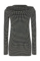 Sculptural dress Black-grey