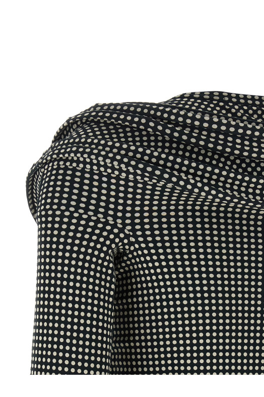 Sculptural dress Black-grey