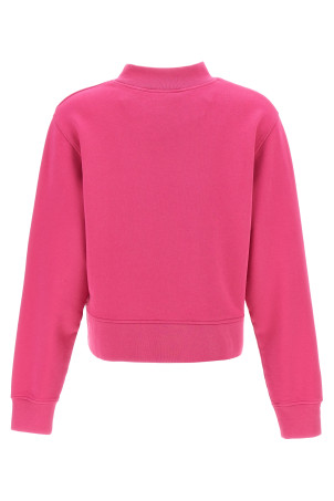 'Neck Logo' sweatshirt Fuchsia