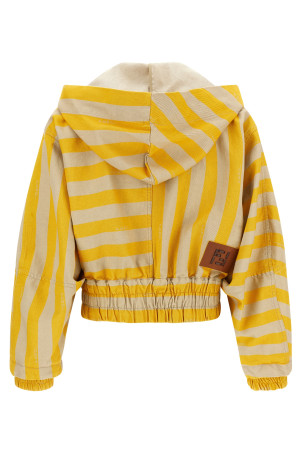 Pequin striped jacket Yellow
