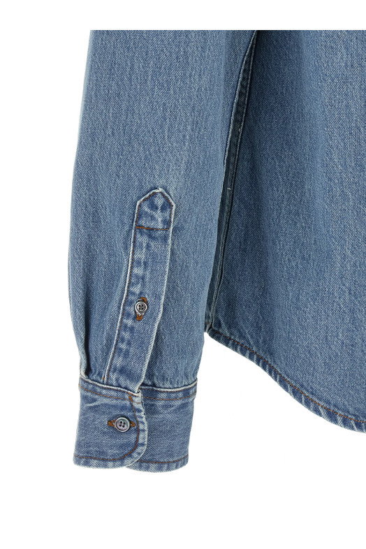 'Ami de Coeur' denim shirt Blue