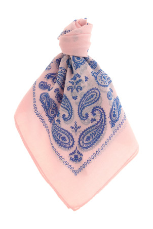Bandana cashmere pattern Pink