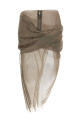 'Draped Calf' skirt Gray
